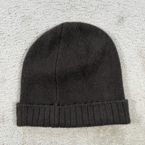 Uniqlo Accessories - Uniqlo Beanie Brown 100% Cashmere Soft Ribbed Cuff Hat Adult One Size Winter Cap